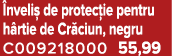  nveli de protec ie pentru h rtie de Cr ciun, negru C009218000 55,99