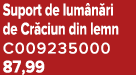 Suport de lum n ri de Cr ciun din lemn C009235000 87,99