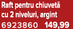 Raft pentru chiuvet cu 2 niveluri, argint 6923860 149,99