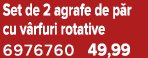 Set de 2 agrafe de p r cu v rfuri rotative 6976760 49,99