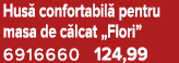 Hus confortabil  pentru masa de c lcat „Flori” 6916660 124,99