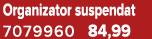 Organizator suspendat 7079960 84,99