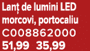 Lan de lumini LED morcovi, portocaliu C008862000 51,99 35,99