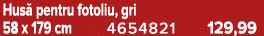 Hus pentru fotoliu, gri 58 x 179 cm 4654821 129,99