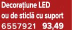 Decora iune LED ou de sticl cu suport 6557921 93,49