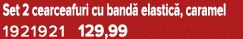 Set 2 cearceafuri cu band elastic , caramel 1921921 129,99