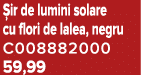  ir de lumini solare cu flori de lalea, negru C008882000 59,99