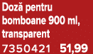 Doz pentru bomboane 900 ml, transparent 7350421 51,99