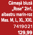 C ma  bluz  „Rose” 2in1, albastru marin roz Mas. M, L, XL, XXL 7419021 129,99