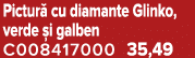 Pictur cu diamante Glinko, verde  i galben C008417000 35,49