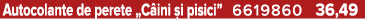Autocolante de perete „C ini i pisici” 6619860 36,49