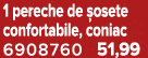1 pereche de osete confortabile, coniac 6908760 51,99