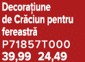 Decora iune de Cr ciun pentru fereastr P71857T000 39,99 24,49