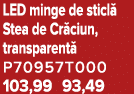 LED minge de sticl Stea de Cr ciun, transparent  P70957T000 103,99 93,49