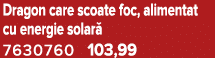 Dragon care scoate foc, alimentat cu energie solar 7630760 103,99