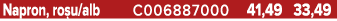 Napron, ro u/alb C006887000 41,49 33,49