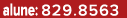 alune: 829.8563