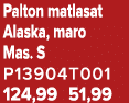 Palton matlasat Alaska, maro Mas. S P13904T001 124,99 51,99
