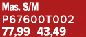 Mas. S/M P67600T002 77,99 43,49