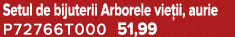 Setul de bijuterii Arborele vie ii, aurie P72766T000 51,99