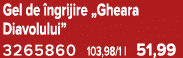 Gel de ngrijire „Gheara Diavolului” 3265860 103,98/1 l 51,99