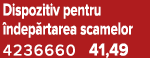 Dispozitiv pentru ndep rtarea scamelor 4236660 41,49