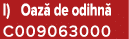 I) Oaz de odihn  C009063000