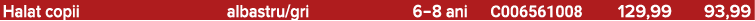 Halat copii albastru/gri 6–8 ani C006561008 129,99 93,99
