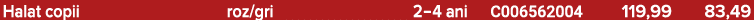 Halat copii roz/gri 2–4 ani C006562004 119,99 83,49