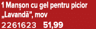 1 Man on cu gel pentru picior „Lavand ”, mov 2261623 51,99