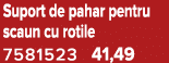 Suport de pahar pentru scaun cu rotile 7581523 41,49