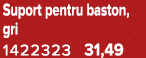 Suport pentru baston, gri 1422323 31,49