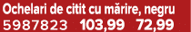 Ochelari de citit cu m rire, negru 5987823 103,99 72,99