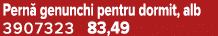 Pern genunchi pentru dormit, alb 3907323 83,49