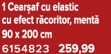 1 Cear af cu elastic cu efect r coritor, ment 90 x 200 cm 6154823 259,99