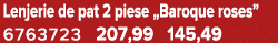 Lenjerie de pat 2 piese „Baroque roses” 6763723 207,99 145,49