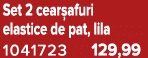 Set 2 cear afuri elastice de pat, lila 1041723 129,99