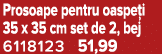 Prosoape pentru oaspe i 35 x 35 cm set de 2, bej 6118123 51,99