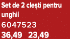 Set de 2 cle ti pentru unghii 6047523 36,49 23,49