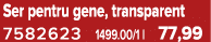 Ser pentru gene, transparent 7582623 1499.00/1 l 77,99