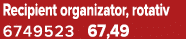 Recipient organizator, rotativ 6749523 67,49