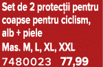 Set de 2 protec ii pentru coapse pentru ciclism, alb + piele Mas. M, L, XL, XXL 7480023 77,99