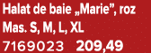 Halat de baie „Marie”, roz Mas. S, M, L, XL 7169023 209,49