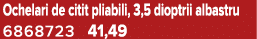 Ochelari de citit pliabili, 3,5 dioptrii albastru 6868723 41,49