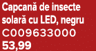 Capcan de insecte solar  cu LED, negru C009633000 53,99