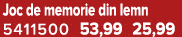 Joc de memorie din lemn 5411500 53,99 25,99
