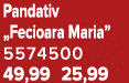 Pandativ „Fecioara Maria” 5574500 49,99 25,99
