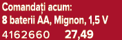 Comanda i acum: 8 baterii AA, Mignon, 1,5 V 4162660 27,49