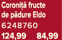 Coroni  fructe de p dure Eldo 6248760 124,99 84,99