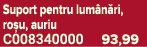 Suport pentru lum n ri, ro u, auriu C008340000 93,99